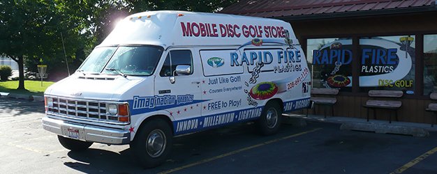 Rapid Fire Disc Golf Van