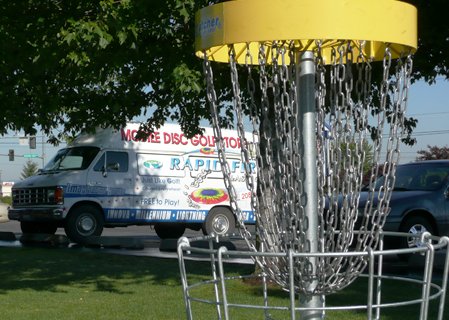 Mobile Disc Golf Store van